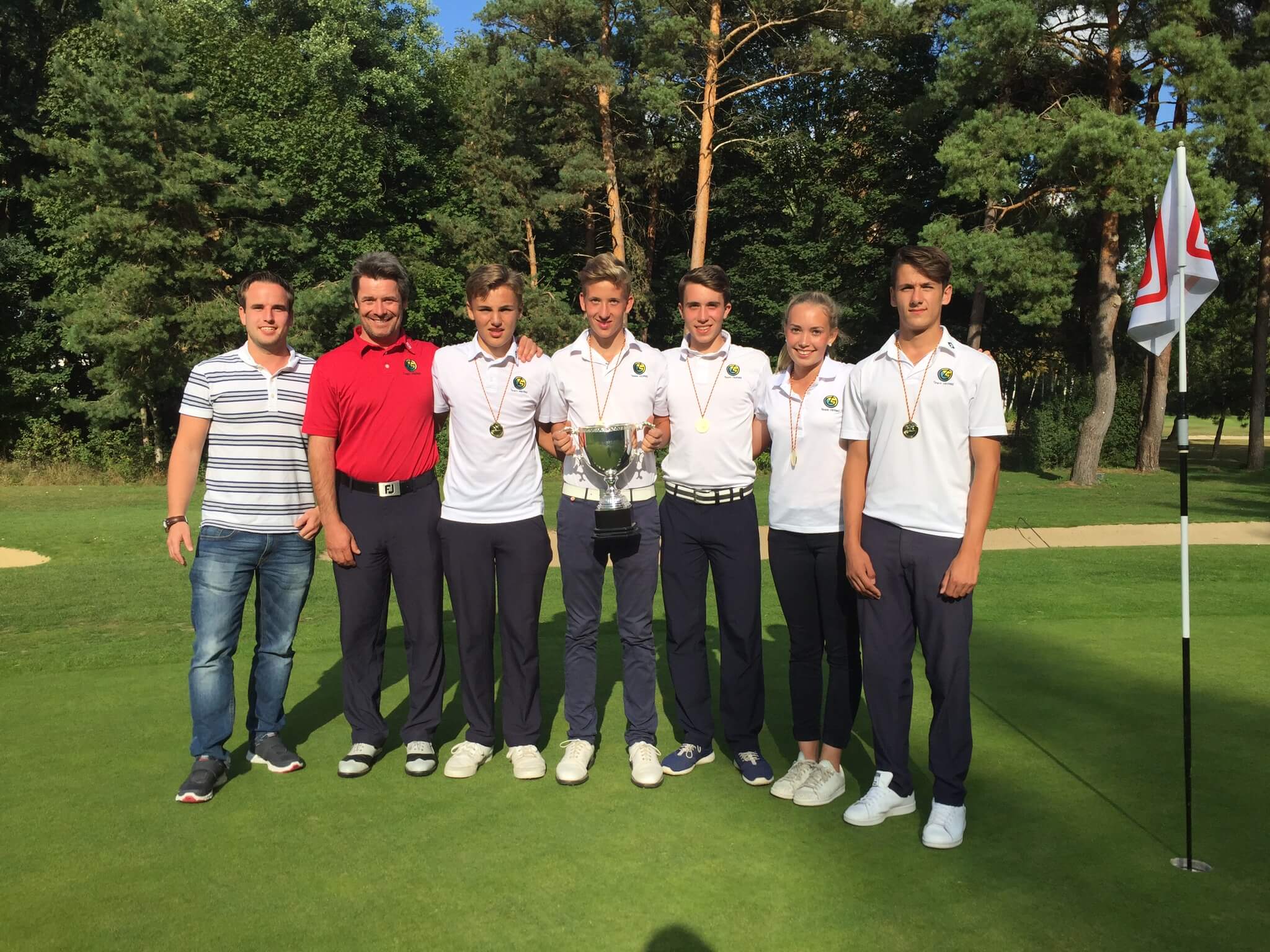 JtfO Team des Gymnasiums Hittfeld gewinnt GOLD - Das Team