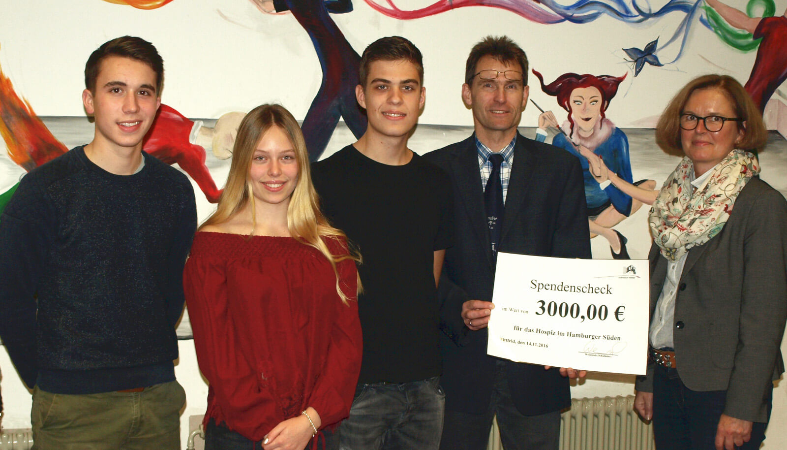 Spende für das Hospiz