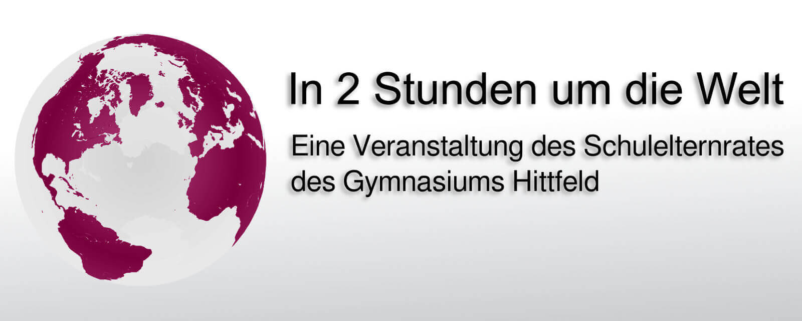Logo - In zwei Stunden um die Welt