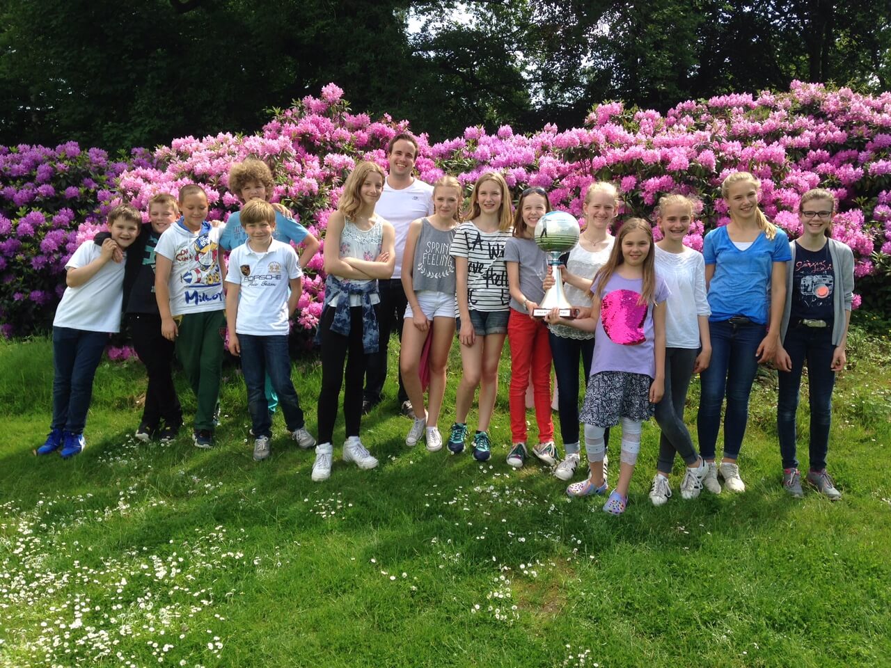 Sieger des Golf-AG-Wettkampf von unserem Gymnasium 2016