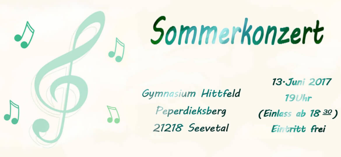 Plakat Sommerkonzert Banner