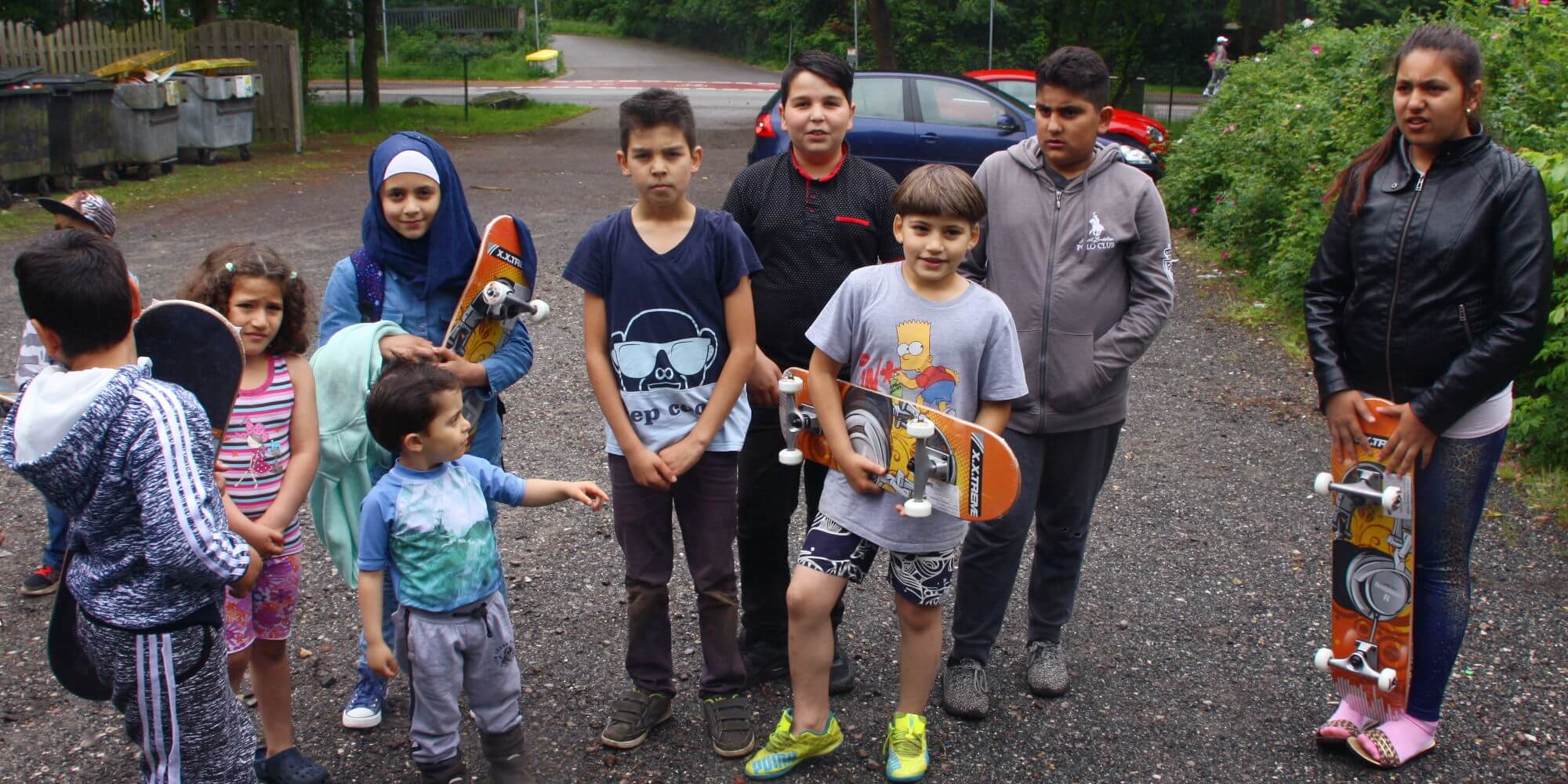 Spende an Obdachlosenunterkunft in Maschen