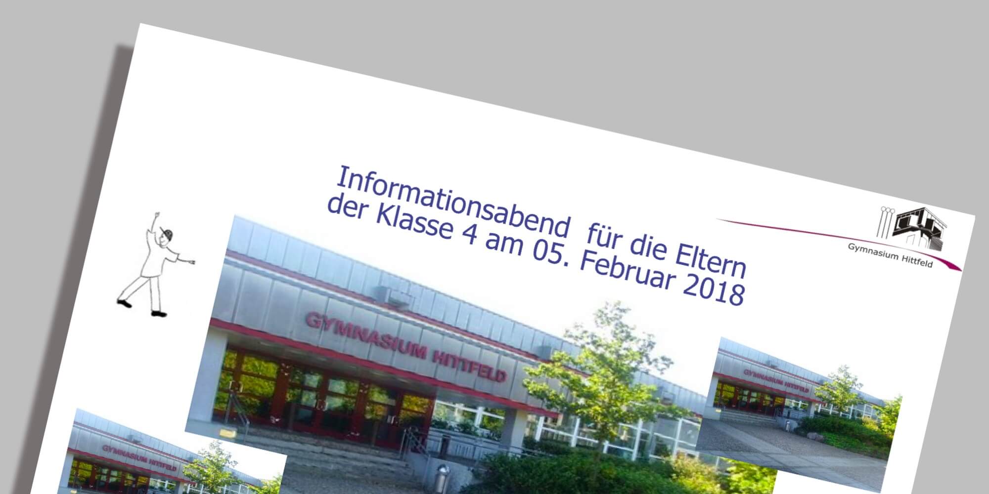 Beitragsbild Präsentation des Informationselternabends 2018
