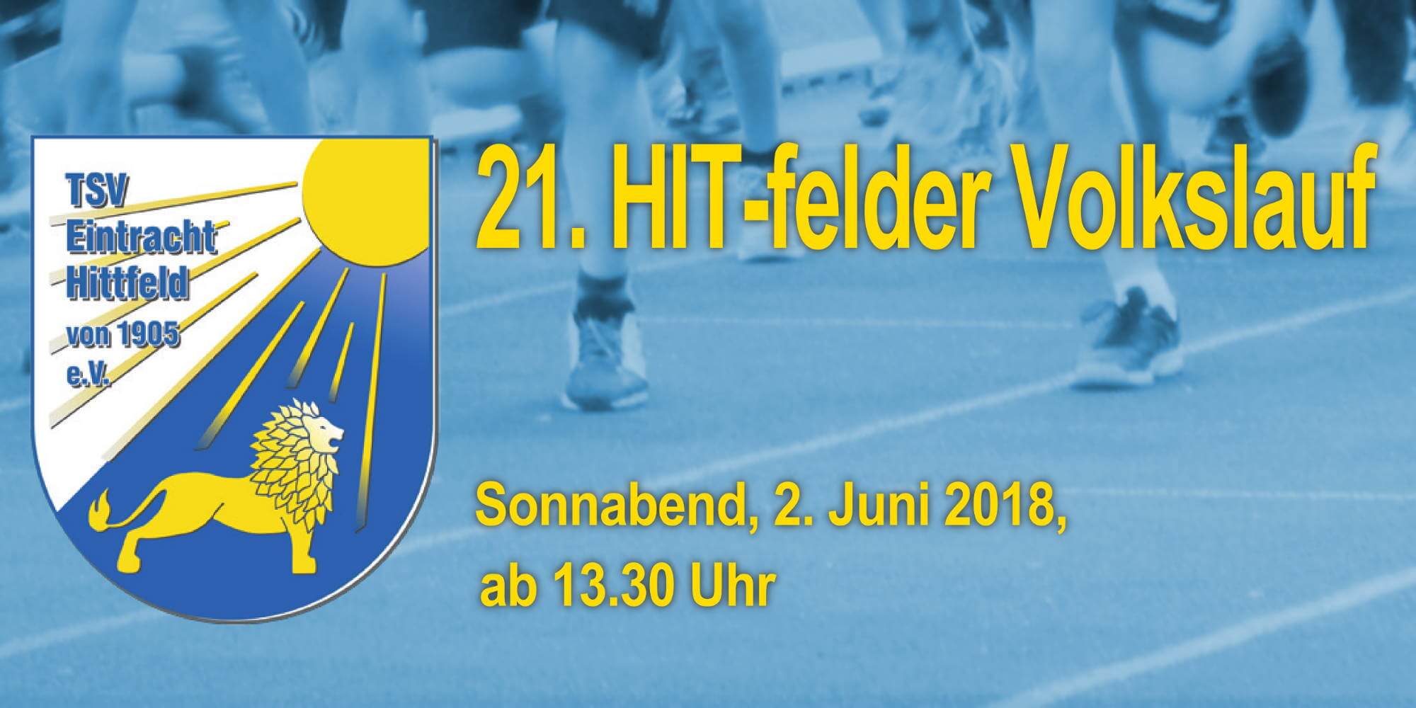 Banner - 21. Hittfelder Volkslauf 2018