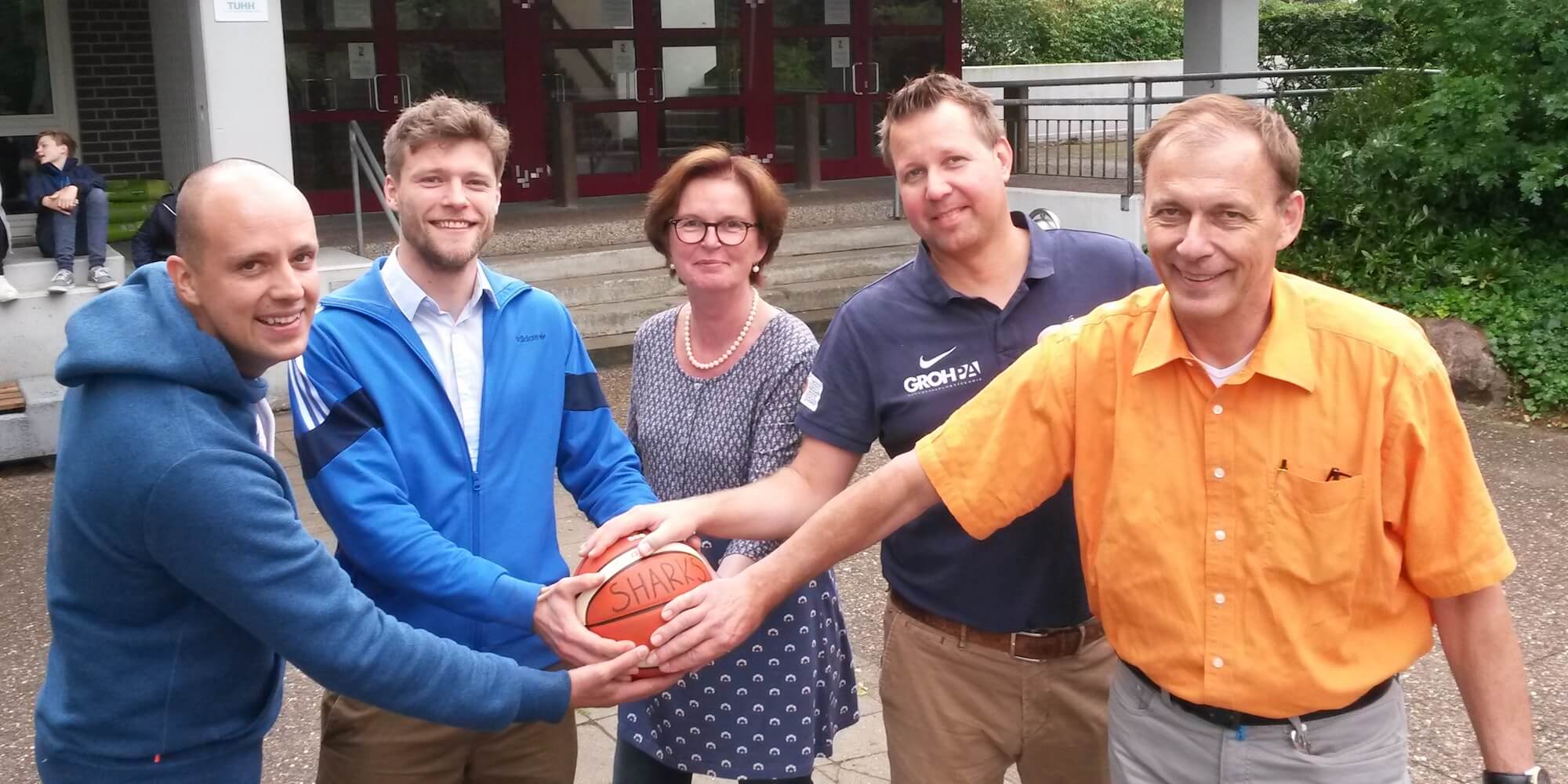 Beitragsbild - Kooperation Basketball mit Hittfeld Sharks