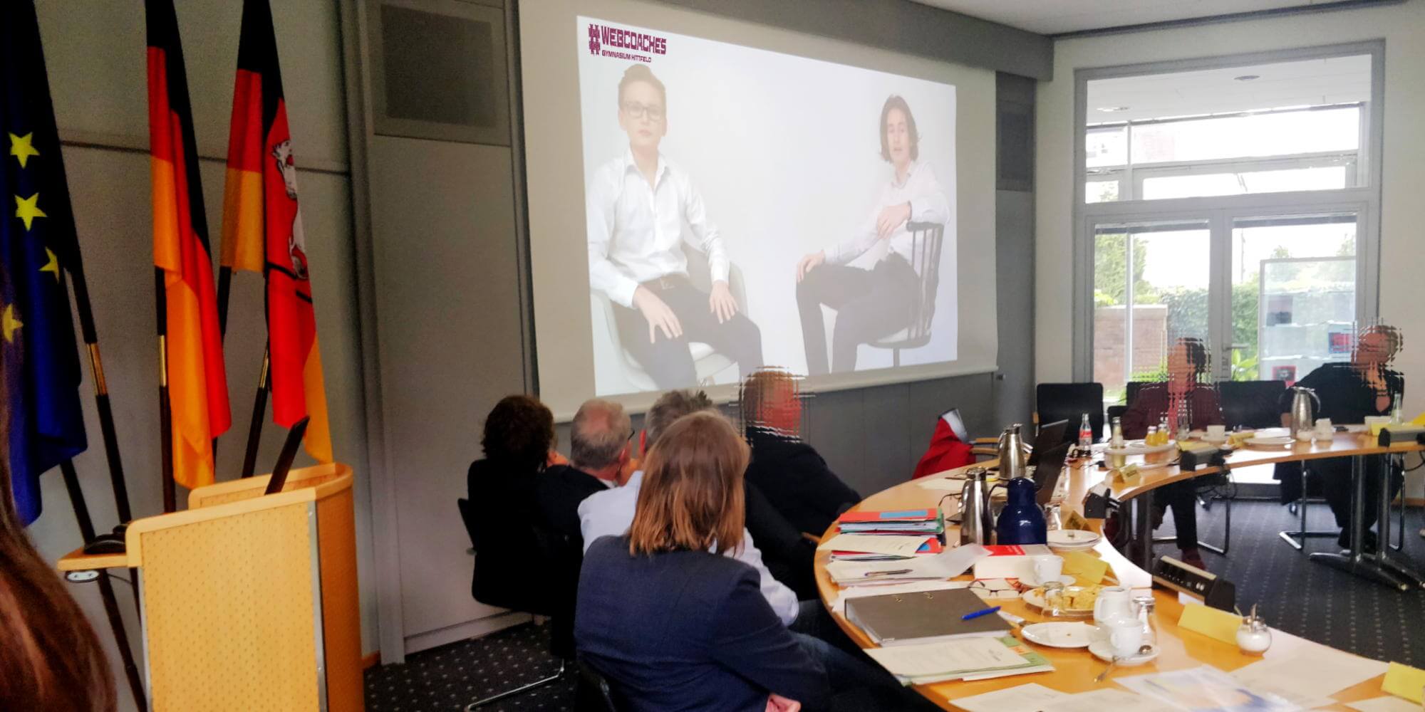 Banner - #Webcoaches als Gastredner beim Jugendhilfeausschuss