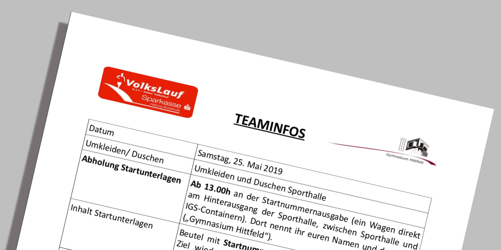Beitragsbild - Info Volklauf Hittfeld 2019