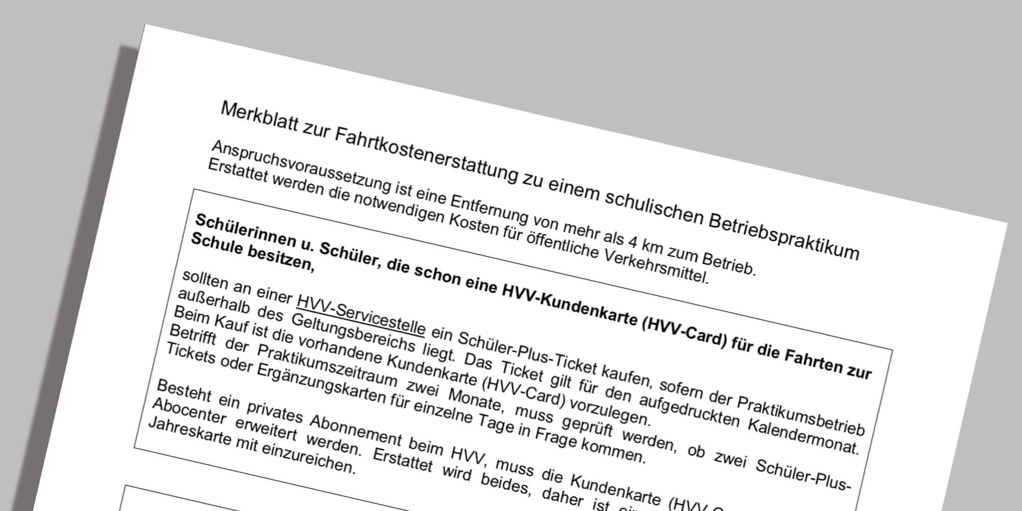 Beitragsbild - Kostenerstattung Praktikum