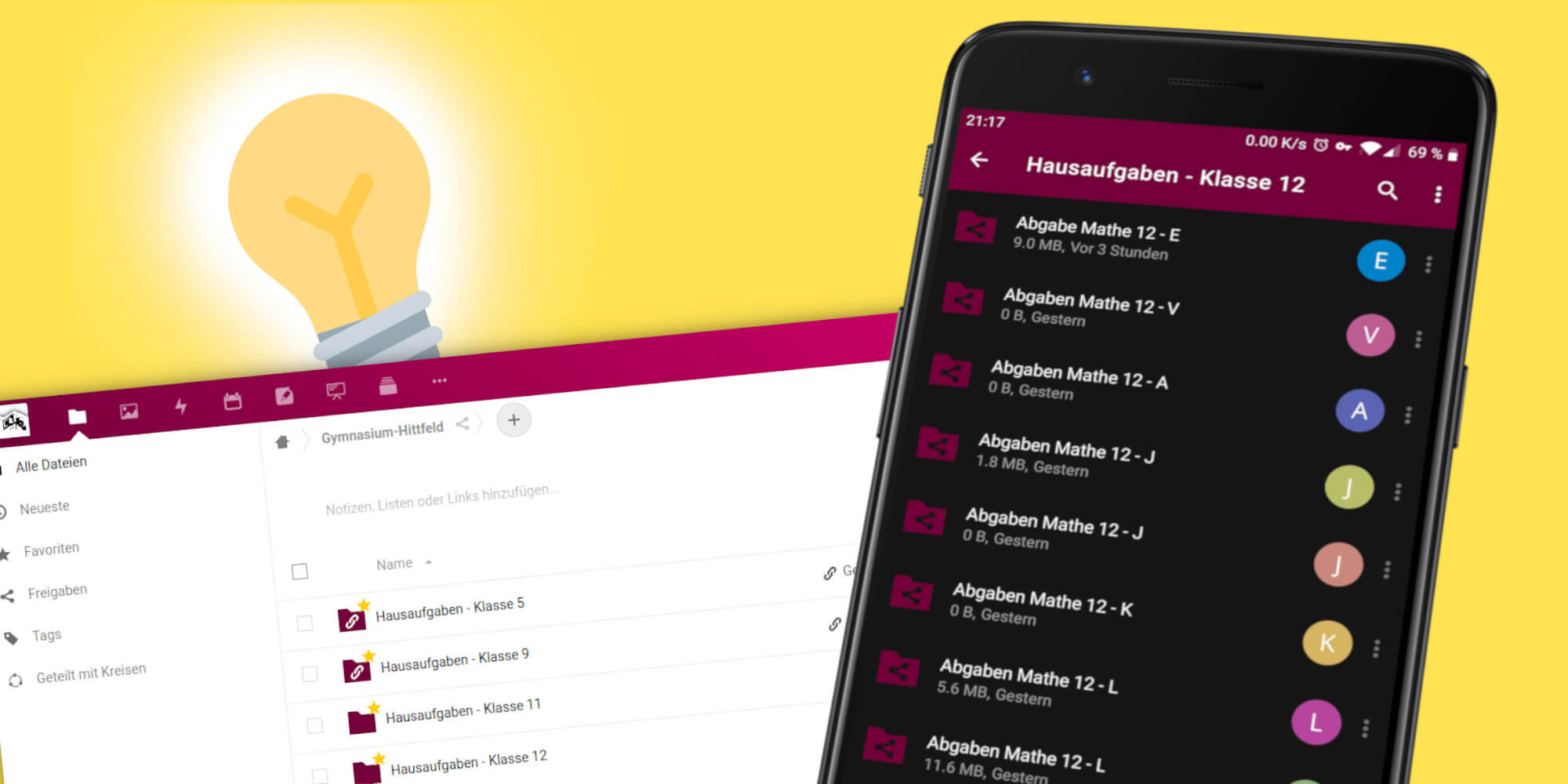 Banner - Tipps zur Arbeit in der GymCloud