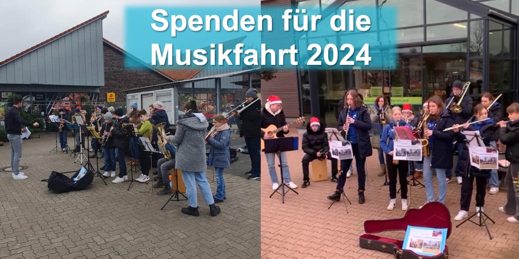 Beitragsbild - Spenden für die Musikfahrt 2024