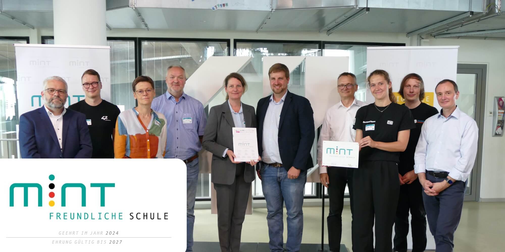 Beitragsbild - Ehrung MINT-Schule 2024
