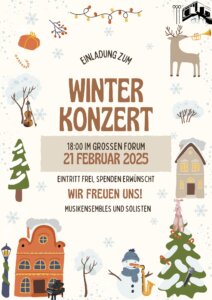 Plakat - Winterkonzert 2025