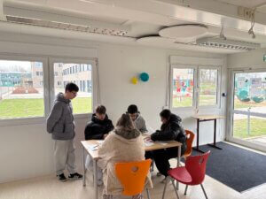In der Ausstellung ''How to create a safe and happy school''